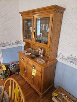 Solid Oak Hutch by Cochrane Furniture - Nice