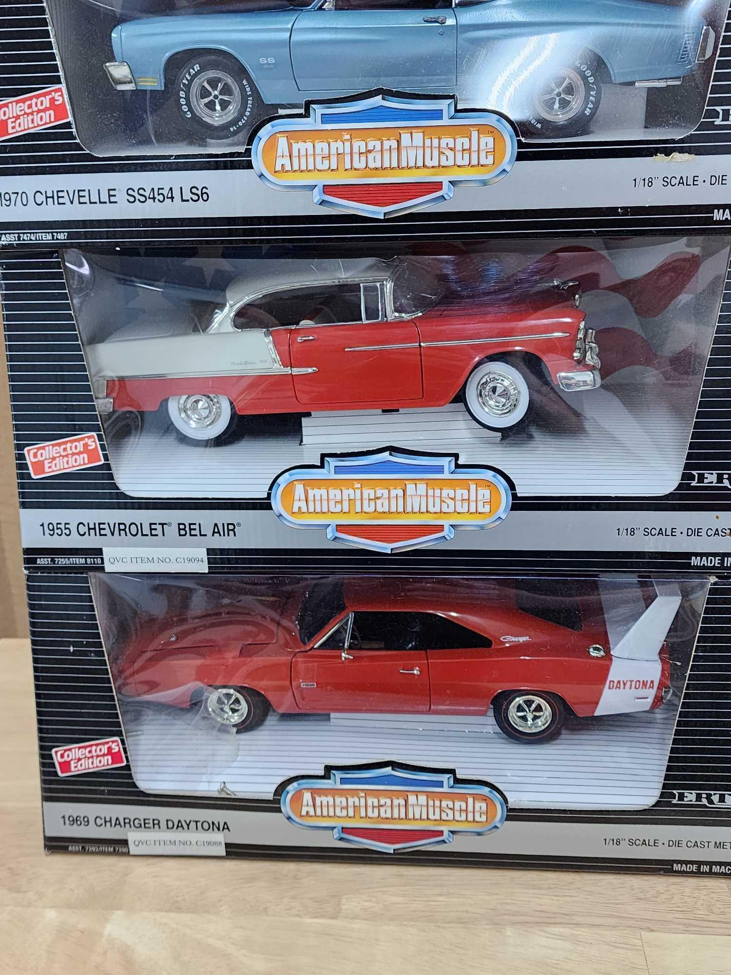 (8) American Muscle Die Cast Cars 1:18 scale