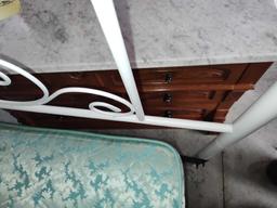 Victorian Marble Top Dresser W/ Mirror