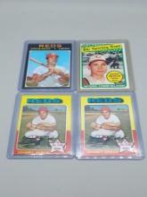4 Topps Johnny Bench All Star Cards - 1969, 1971, & (2) 1975 Cards