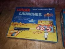 Hassenfield Bros Lunar Launcher Triple Target Action Toy In Box