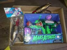 Mars Attacks Laser Gun Toy & 2 Super Ray Gun Toys