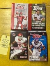 Topps 2005, 2006, 2008, 2010 NFL Trading cards