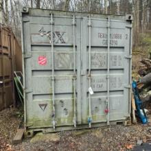 8x40 steel storage container