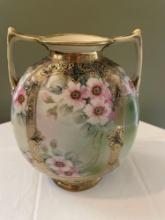 Hand-Painted Nippon Vase