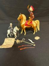 Hartland Indian & horse and extra accessories