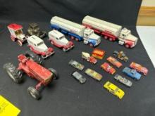 Die Cast & Plastic Tractor, cars & trucks