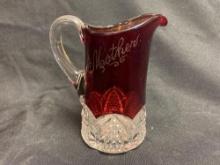 Ruby Flash Mother Pitcher