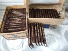 2 Boxes of Louis Lamour Western Books