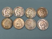 Indian Head Cents bid x 8
