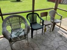 4 miscellaneous chairs