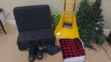 Snowboard Moto Boots, Gloves, Futon style chair True Temper SnoBoss Shovel Artificial Christmas tree