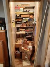 Closet Contents - Large Assortment of Vintage Toys, Puzzles, Dolls, Records, & more