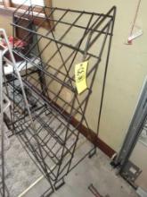 Wrought iron Magazine Rack 50 " tall