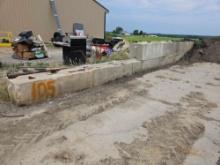 (Item off site - 1/4 mile from Auction Barn) 17 Concrete Murphy Blocks
