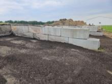 (Item off site - 1/4 mile from Auction Barn) 10 Concrete Murphy Blocks