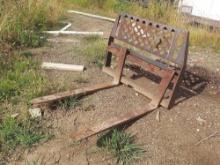 (Item off site - 1/4 mile from Auction Barn) Skidsteer Fork Attachment