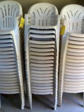 (19) Plastic Chairs