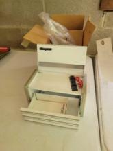Minature snap on tool box index card holder box