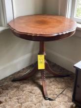 solid wood end table