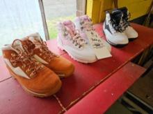 Lady's Timberland boots, 7.5, bid x 3