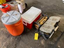 Water Cooler - Cooler - DeWalt Radio - DeWalt Tool Box - Husqvarna ChainSaw