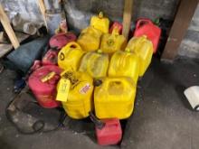 Assorted Fuel Cans