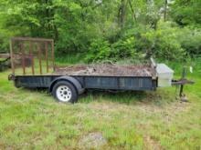 single axle utility trailer