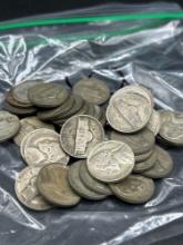 40pc silver war nickels