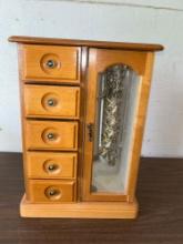 jewelry box with costume jewelry