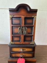 jewelry box with costume jewelry