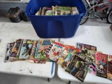 Big Tote of Comic Books, Dr Strange, Fightin Marines, Mar,