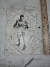 Jack Dempsey Autograph & Others Coast Guard Training Station