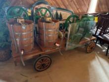 John Deere Hit and Miss Ice Cream Maker Wagon