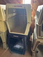 2 travel dog kennels