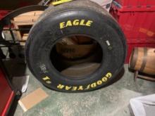 Goodyear Eagle NASCAR racing tire.