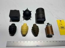 Military Grenades and Stink Bomb