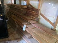 Stack Of Cedar Lumber