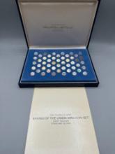 Franklin Mint States of the Union Mini Coin Set Sterling Silver
