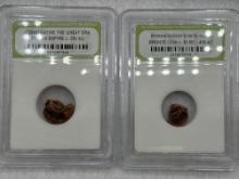 Roman Ancient Coins Widows Mite, Constantine