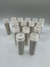 Canadian Nickels Approximately 15 Rolls