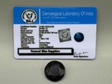 Certified Natural Blue Sapphire 20.000 CTS