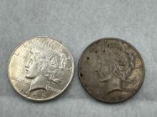 1935 & 1935s Peace Dollar bid x 2