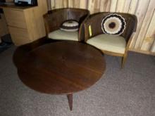 Chairs and MCM Coffee Table