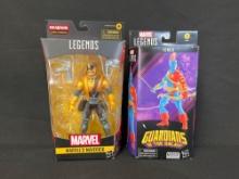 2 Marvel Legends Series Action Figures - Marvels Maverick and Yondu