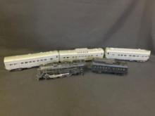 Lionel Train set 2029, 233W, 2421, 2432, 2423