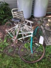 Bike, Chair, Fork
