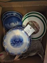 Flo Blue Plates, Collector Plates
