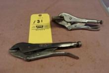 Vise Grip seamers and pliers