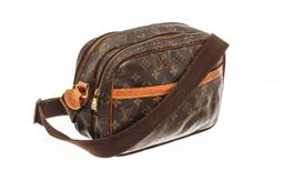 Louis Vuitton Brown Monogram Reporter PM Crossbody Bag